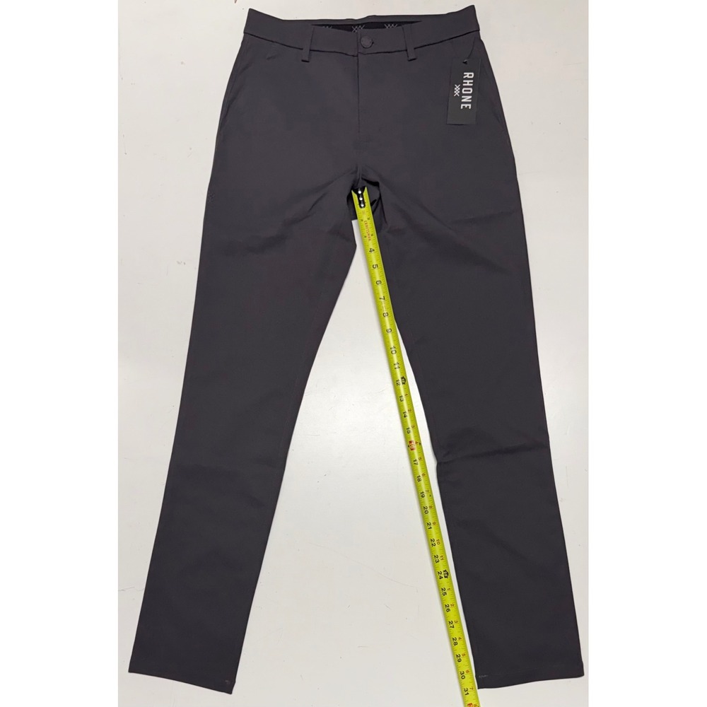 Rhone Gotham Pant Slim Iron Grey Stretch Twill Water‎ Repellent Mens 28 New